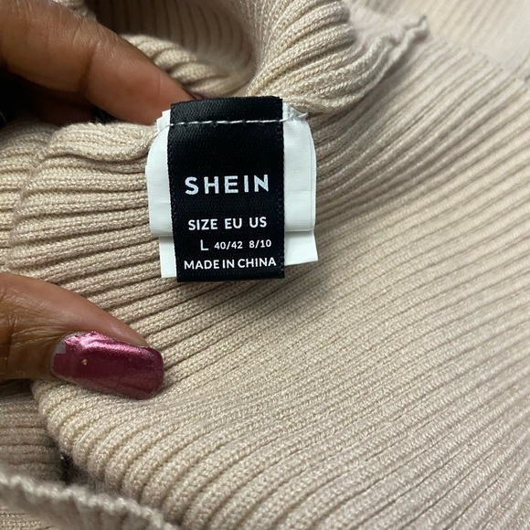 Winter Sweater Dress for Women 2024 Trendy High Waist Batwing Sleeve L - Picture 9 of 9